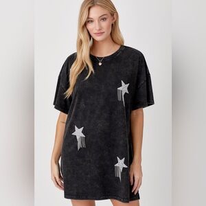 Shooting star shirt dress